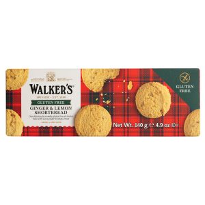 Shortbread com Gengibre e Limão sem Glúten Walkers 140g