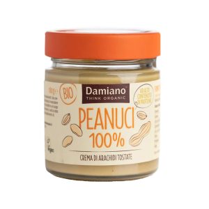 Manteiga de Amendoim Torrado Peanuci Biológico Damiano 180g