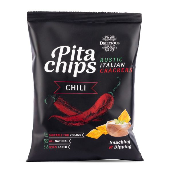 Pita Chips Crackers Rústicas Italiandas Chilli Delicious 80g