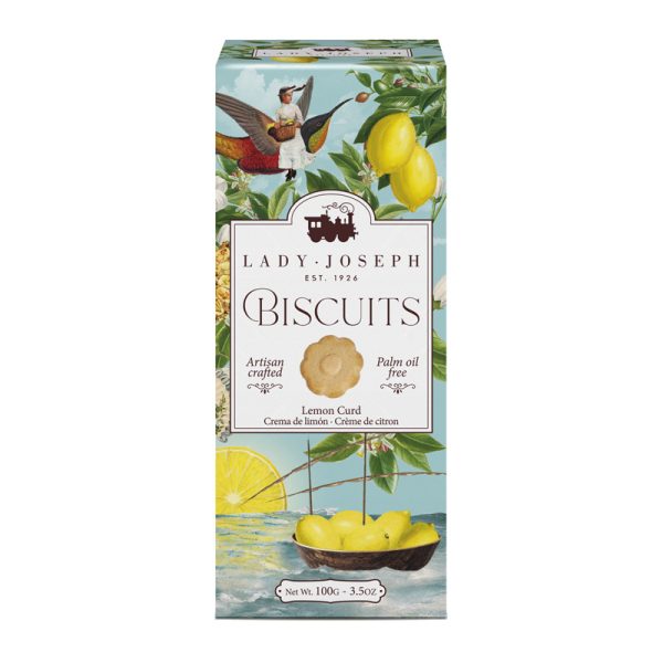 Biscoitos de Lemon Curd Lady Joseph 100g